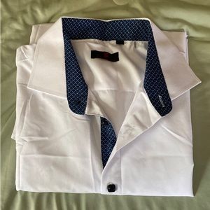 BC Collection Short Sleeve Button Down Mens Shirt